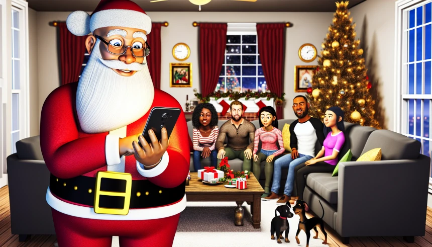 Exploring Apple&#8217;s Image Playground for AI-Generated Holiday Greetings