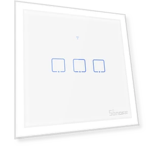 3 Gang Smart WiFi Wall Light Switch with RF Remote Control — Smart Home Modules, Sonoff