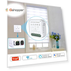 WiFi Intelligent Curtain Switch Module with Mobile App Control — Smart Home Modules, Tuya
