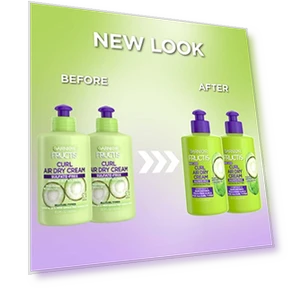 Curl Nourish Air Dry Cream, Sulfate Free Defining Butter Leave-in Conditioner — Hair Nourishing Oils, Garnier