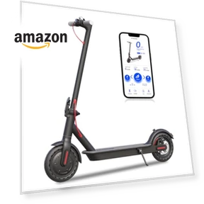 Foldable Electric Scooter for Adults, 19Mph Speed, 8.5" Solid Tires, 21 Miles Range — Electric Vehicles, GuduDobu