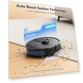 Robot Vacuum and Mop Combo with LiDAR Navigation — Smart Cleaning Robots, BPMIO