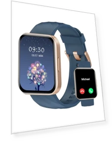 Smart Watch with Call Function, Fitness Tracker, Heart Rate Monitor — Smartwatches, RUIMEN