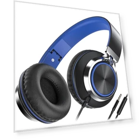 On-Ear Wired Headphones with Microphone and Volume Control — In-Ear Headphones, AILIHEN