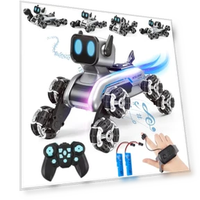 Gesture Sensing Remote Control Robot Dog Toy for Kids — Interactive Figures & Robots, Wurycia