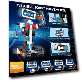 STEM Building Robot Toys for Kids — Construction Kits, Anysun