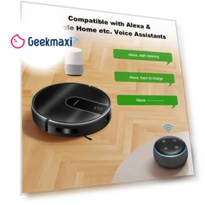 Robot Vacuum Cleaner and Wet Mop Combo — Smart Cleaning Robots, Liectroux