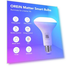 Matter Smart Light Bulb — LED, OREiN