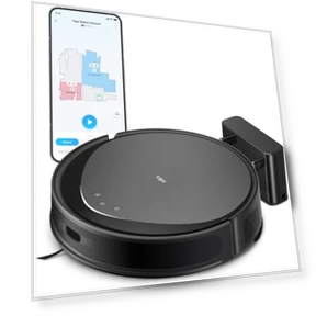 Ultra-Slim LiDAR Smart Navigation Robot Vacuum and Mop — Smart Cleaning Robots, Tapo