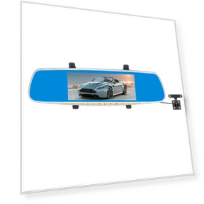 Touch Screen Rear View Mirror Car Recorder — Rearview Video Systems