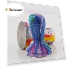 Coloured Silicone Frosted Handle Coffee Tamper — Tampers