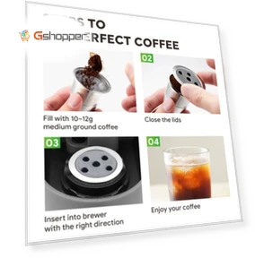 Reusable Stainless Steel Filter Cup — Reusable