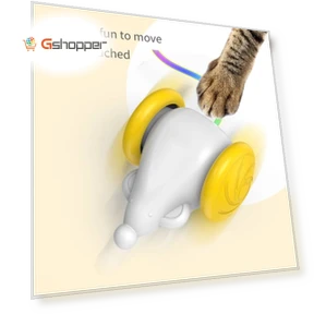 Automatic Light Crazy Mouse Pet Toy — Interactive Animal Companions