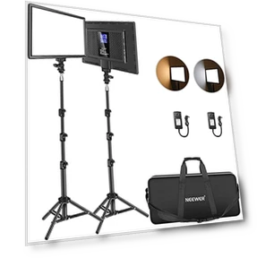13" LED Video Light Panel Kit — Photography Lighting & Studio Equipment, NEEWER