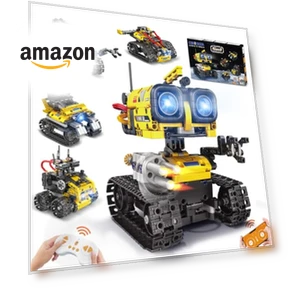 5 in 1 Remote- & App-Controlled Robots Toy — Interactive Figures & Robots, CUBIMANA