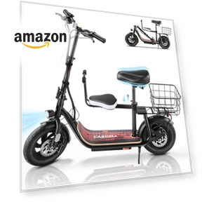 Electric Scooter with Seat — Electric Self-Balancing Scooters, Caroma