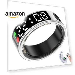 Smart Health Ring with Display — Smart Rings, Hivisuals