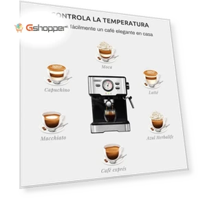 Espresso Machine with Temperature Display — Coffee & Espresso Combos, HIBREW