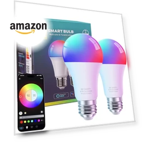 Smart Light Bulbs 2 Pack — LED, FRIDEKO HOME
