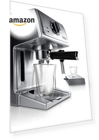 15 Bar Pump Espresso and Cappuccino Machine with Premium Adjustable Frother — Coffee & Espresso Combos, De'Longhi