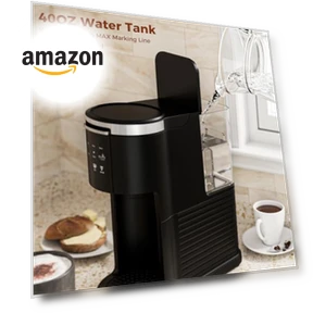 2 in 1 Coffee Machine for K-Cup & Ground Coffee — Brewing Excellence, Electactic