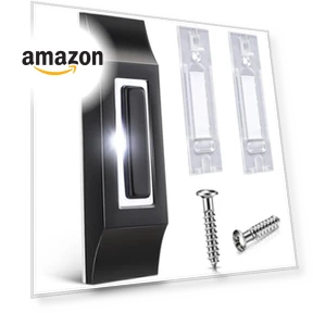 Solid Metal LED Light Up Doorbell Button — Push Buttons, Enhon