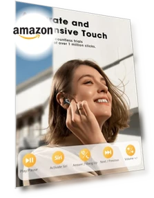 Wireless Earbuds with Big Bass Stereo Sound — In-Ear Headphones, ZZU