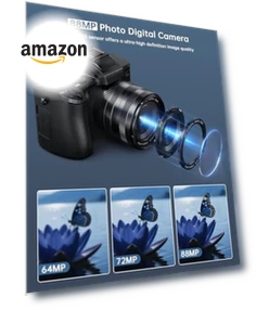 8K Digital Camera for Photography — Camcorder, XNSIAKXA