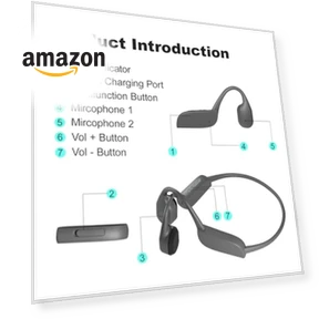 Open Ear Headphones — In-Ear Headphones, VDJUUY