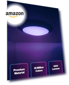 Smart Disk LED Flush Mount Ceiling Light — Overhead Lighting, Sunco Lighting