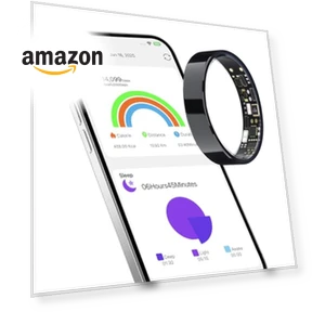 Sleep & Fitness Tracking Smart Ring — Smart Rings, AMZAIZO