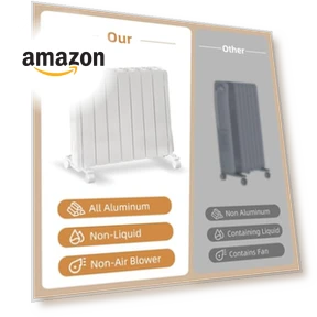 Adjustable Thermostat Convection Space Heater — Portable Heating Solutions, Eueiriup