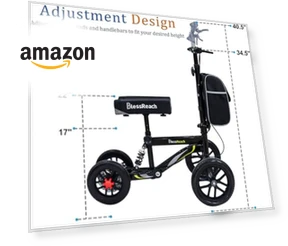 Deluxe Medical Scooter Double Handbrake — Mobility Equipment, BlessReach