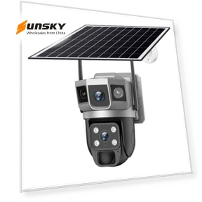 Multi-lens Panoramic Solar Surveillance PTZ Dome Camera — Dome Surveillance Cameras