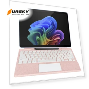 Single Color Backlight Tablet Bluetooth Keyboard with Touch Pad — Keyboard Cases, Microsoft