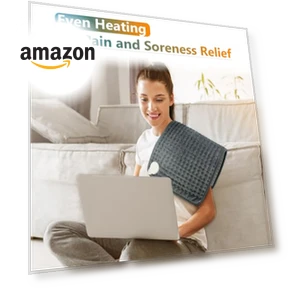 Heating Pad for Back Pain & Cramps Relief — Thermal Comfort Solutions, Comfytemp