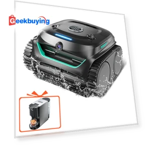 Vision Cordless Pool Robot Vacuum + Coffee Machine Bundle — Smart Cleaning Robots, WYBOT
