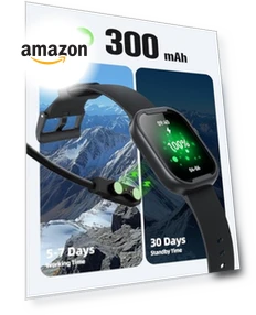 Bluetooth MP3 Player Watch — Wearable Accessories, AGPTEK