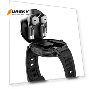 2-in-1 Bluetooth Earphone Smart Call Watch — Smartwatches