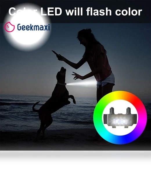 Intelligent Dog Training Device with Two-Color Light Design, Ultrasonic Dog Training, IPX7 Waterproof — Anti-Bark Training Devices, NONAME