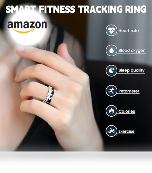 Fitness Tracker Smart Ring with Health Monitoring — Smart Rings, GANSI