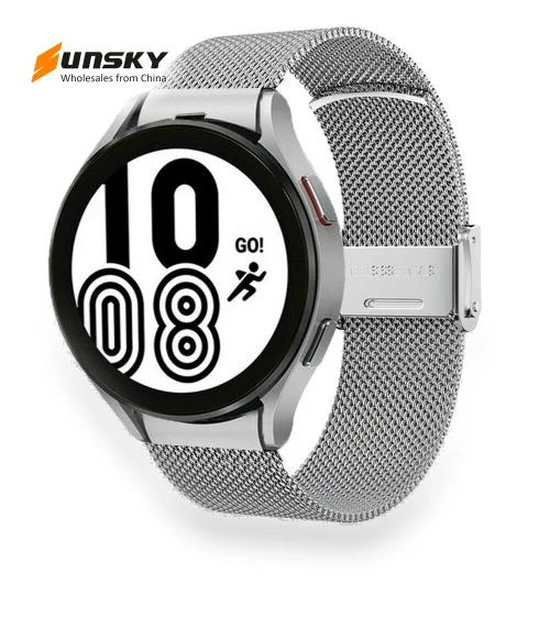 Milan Metal Steel Mesh Buckle Watch Band — Bands, Samsung