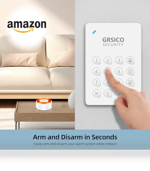 Smart Home Alarm System Wireless 9 Piece-kit — Smart Home Security, GRSICO
