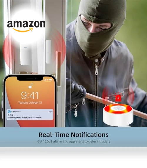 Smart Home Alarm System Wireless 9 Piece-kit — Smart Home Security, GRSICO