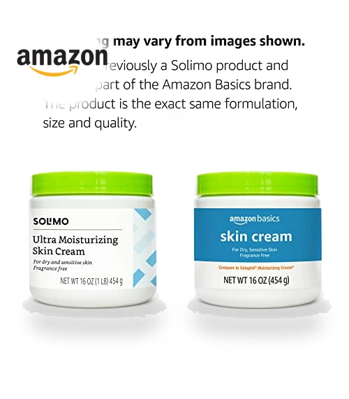 Ultra Moisturizing Skin Cream for Dry & Sensitive Skin — Creams & Moisturizers, Amazon Basics
