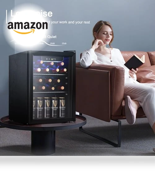 Beverage Refrigerator Cooler — Mini Fridges, Antarctic Star