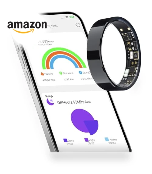 Sleep & Fitness Tracking Smart Ring — Smart Rings, AMZAIZO