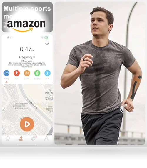 Sleep & Fitness Tracking Smart Ring — Smart Rings, AMZAIZO