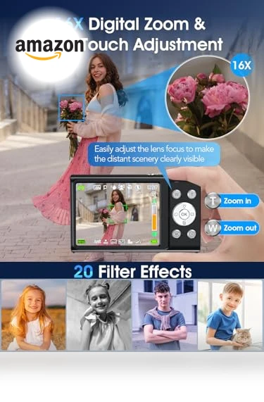 Autofocus 4K Vlogging Camera — Compact Digital Cameras, Lecnippy