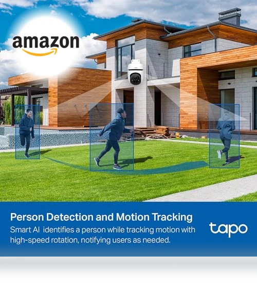 Outdoor Wired Pan/Tilt Security Wi-Fi Camera — Security Cameras, TP-Link